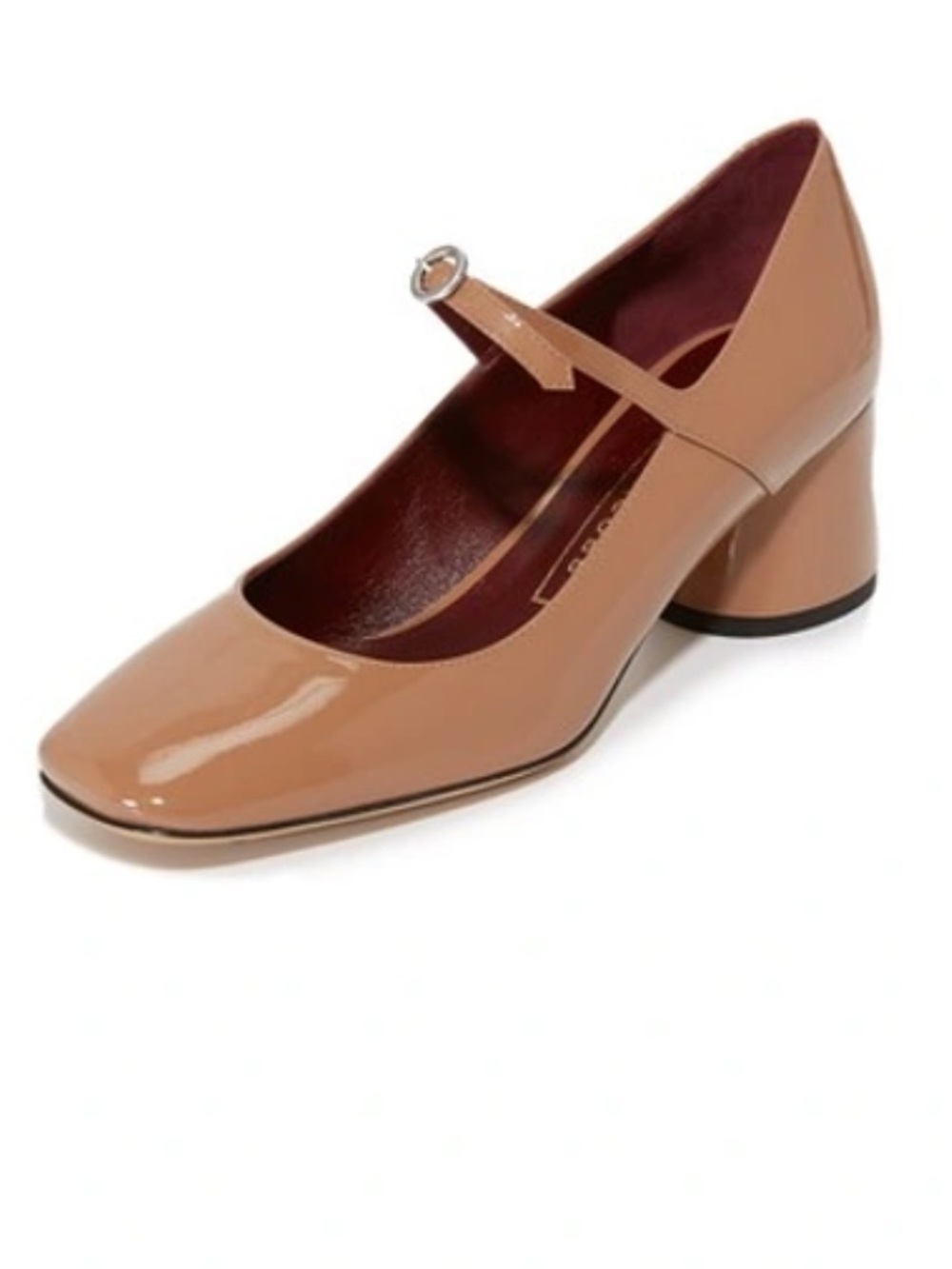 Marc Jacobs Nicole Mary Jane Pumps In Nude